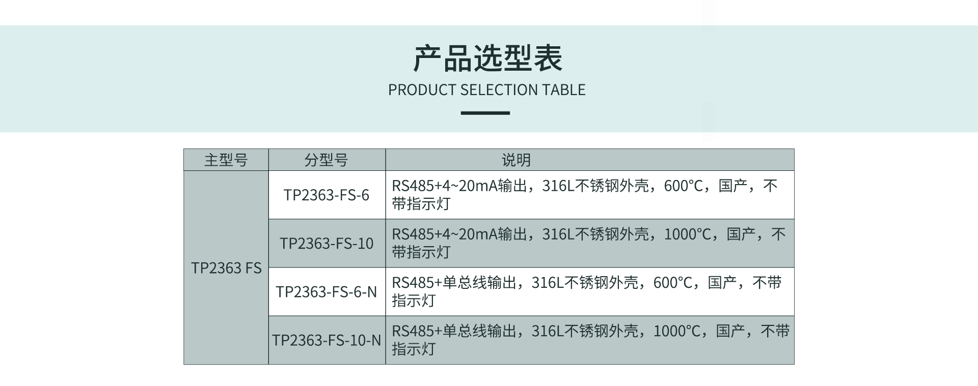 红外测温传感器