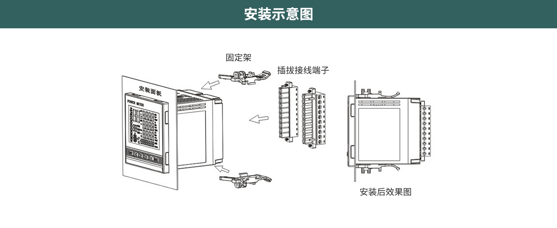 三相智能电力仪表